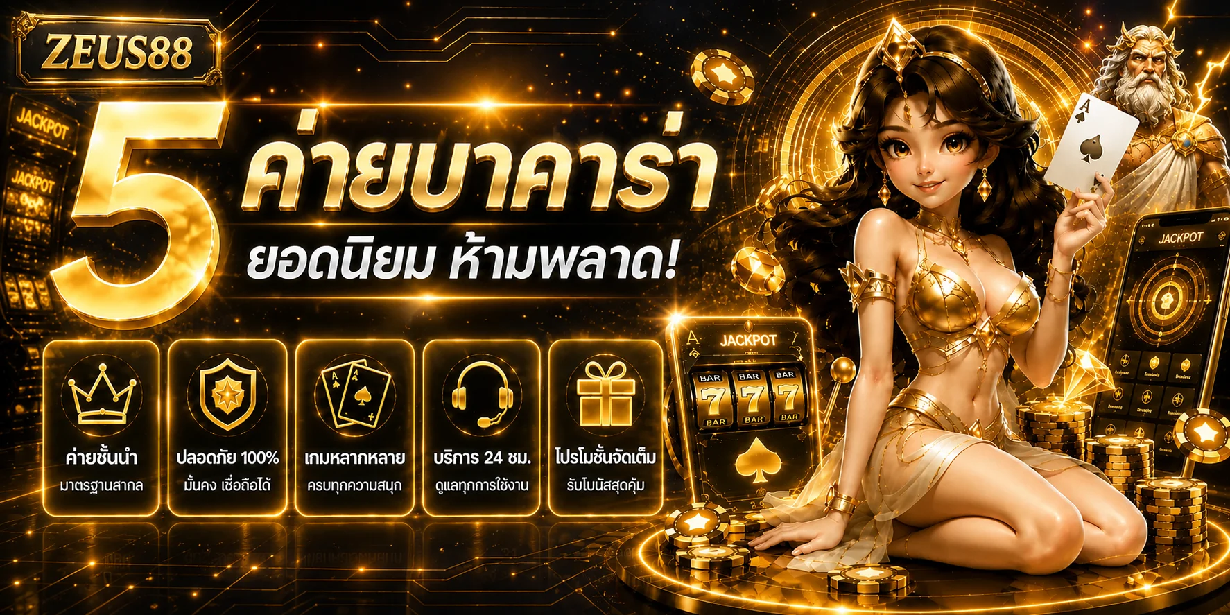 ห้าหมวดเกมยอดนิยมบน ZEUS88